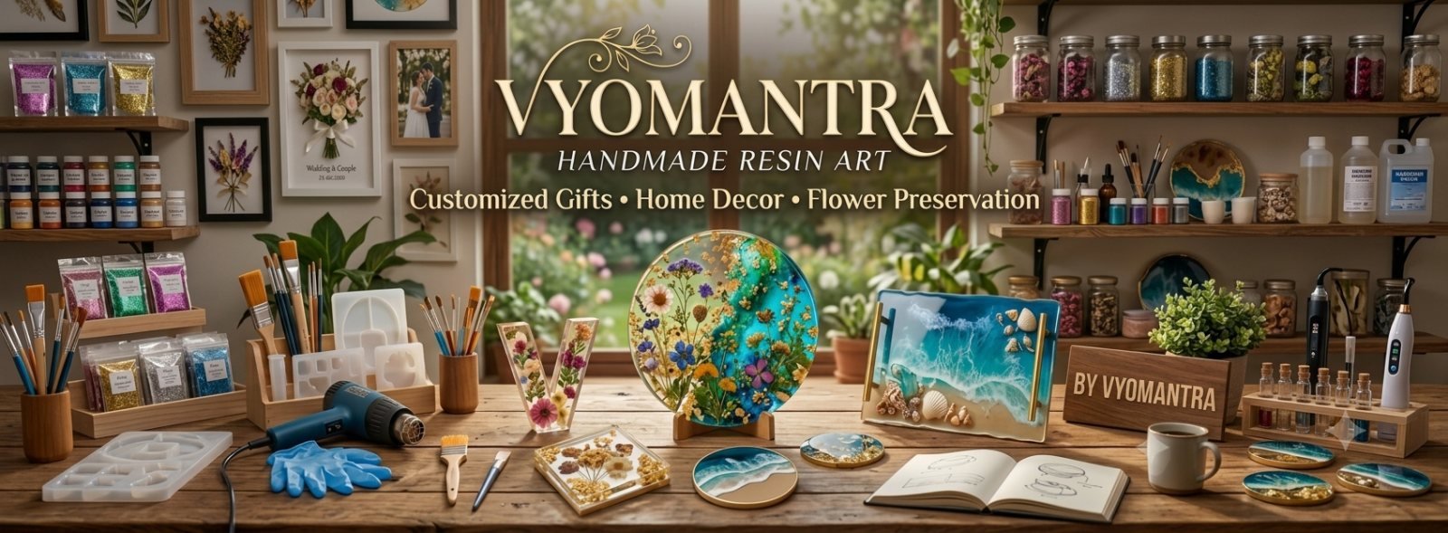 VYOMYNTRA ( Handmade Resin Art, Custome Gifts, Home decor, ) cover