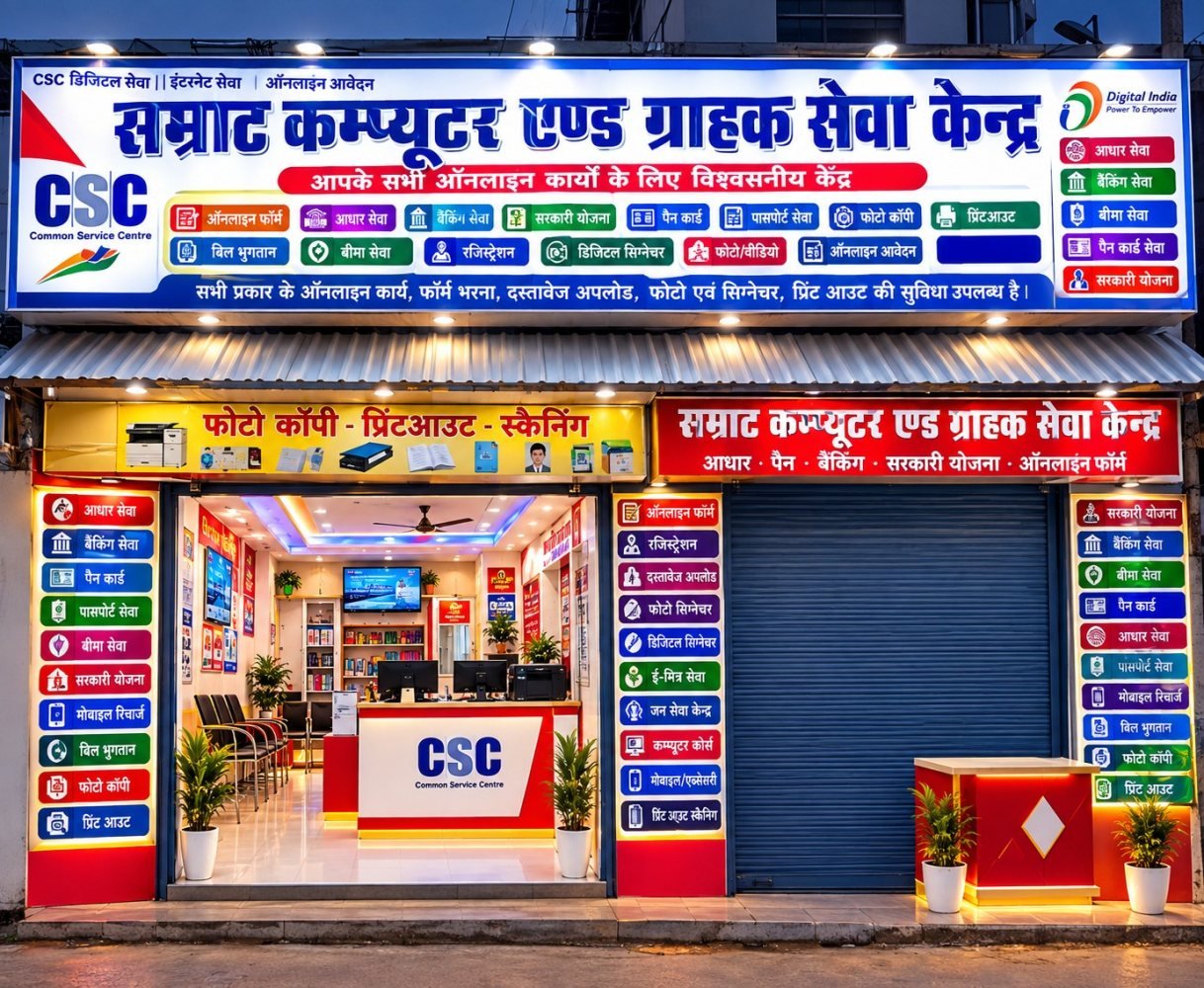 SAMRAT COMPUTER AND GRAHAK SEVA KENDRA  gallery photo