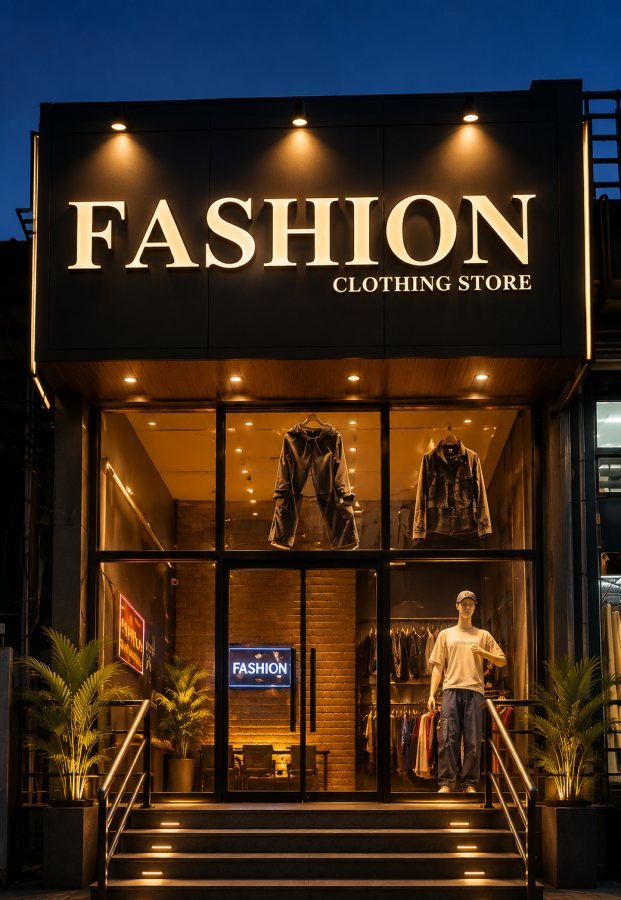 Fashion clothing store 