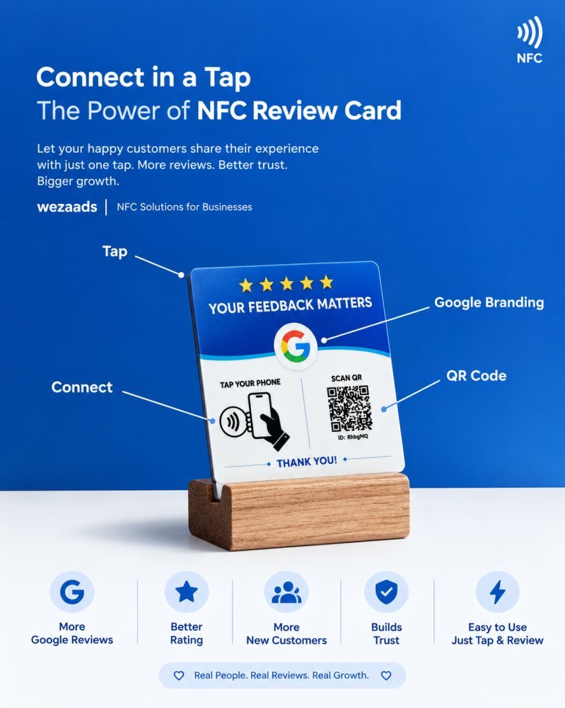 Google Review NFC card 📊